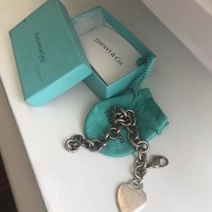Tiffany Hearts Heart Tag Charm Bracelet
